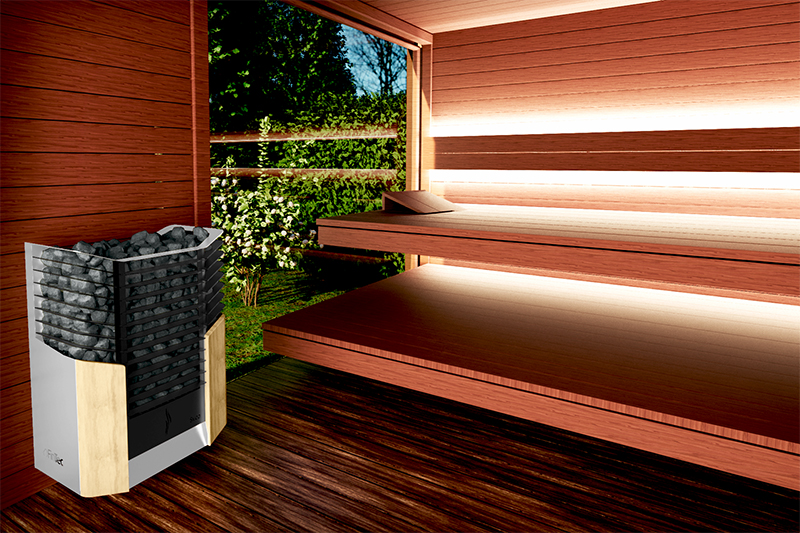 FinTec SVEA - der perfekte Elektro-Saunaofen mit externer Steuerung