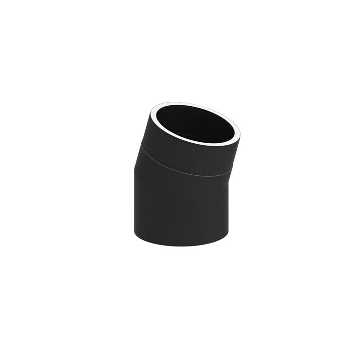 Iso. Rauchrohr Winkel 15° ohne Tür (verschiedene Durchmesser) main product photo