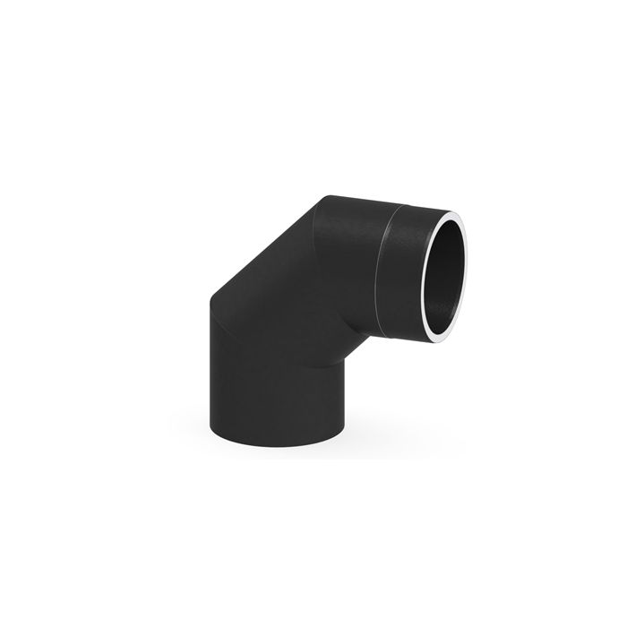 Iso. Rauchrohr Winkel 90° ohne Tür (verschiedene Durchmesser) main product photo
