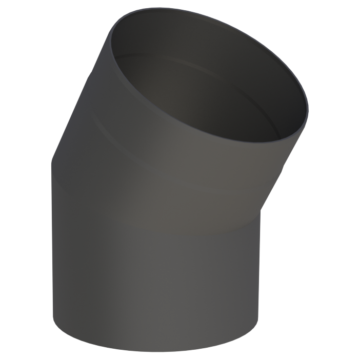 Rauchrohr Winkel 15° ohneTür (verschiedene Durchmesser) main product photo