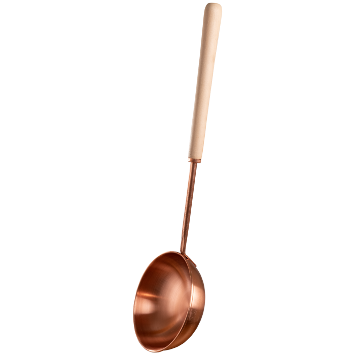 Finnische Löylykelle (Aufgusskelle, Saunakelle) aus Kupfer 53 cm main product photo