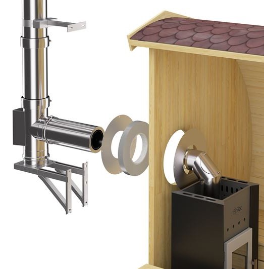 Holz-Wanddurchführung FinTec KATTO NOVA