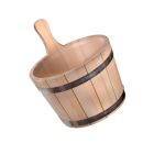 5 L Finnischer Saunakübel mit Holz-Griff