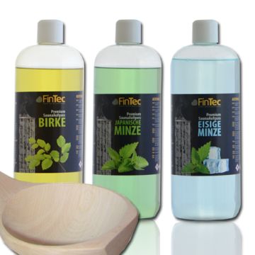 Premium Saunaaufguss von FinTec für Ihre Sauna