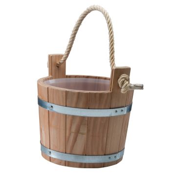 5 Liter Saunaeimer mit Kodelgriff