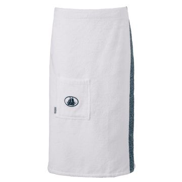 Damen-Sarong Black & White 001 weiss
