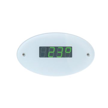 Innenanzeige für Sauna-Ofen-Steuerungen (Temperatur, Feuchte, Uhrzeit)