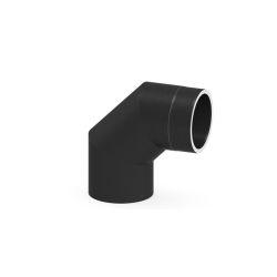 Iso. Rauchrohr (DN 150) Winkel 90° ohne Tür