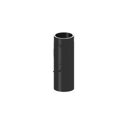 Iso. Rauchrohr Längenelement 500 mm mit Drosselklappe und Tür (verschiedene Durchmesser)