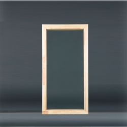 Saunafenster Klar-Glas 490 x 890 mm