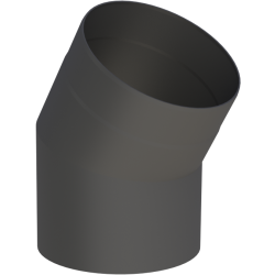 Rauchrohr Winkel 15° ohneTür (verschiedene Durchmesser)