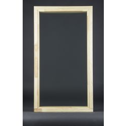 Saunafenster Klar-Glas 490 x 1860 mm