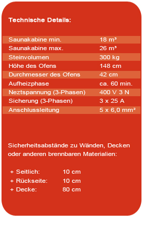 Der perfekte 20 18 kW Elektro-Sauna-Ofen von IKI KIUAS. Lange Lebensdauer ideal für olivindiabas SaunaSteine. Hochwertiger Sauna-Ofen für gewerbliche Zwecke. Hoches Steinvolumen