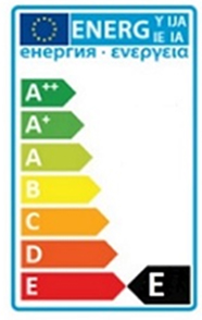 Energielabel für Saunalampe